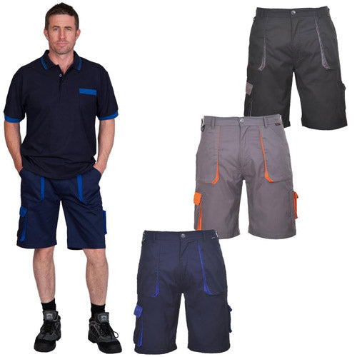 Portwest TEXO Contrast Cargo Shorts TX14