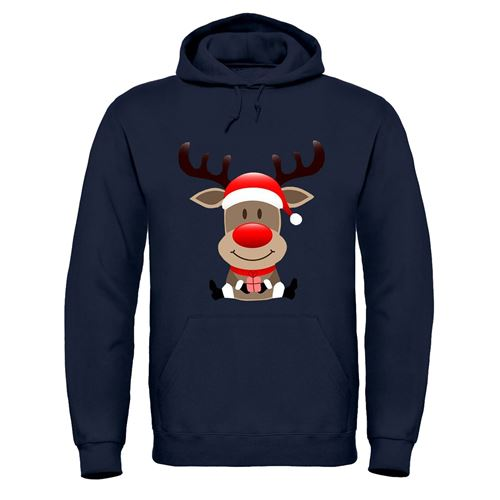 Adults XMS2 "Sitting Reindeer" Hoodie