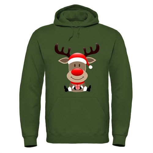 Adults XMS2 "Sitting Reindeer" Hoodie