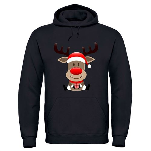 Adults XMS2 "Sitting Reindeer" Hoodie