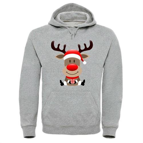 Adults XMS2 "Sitting Reindeer" Hoodie