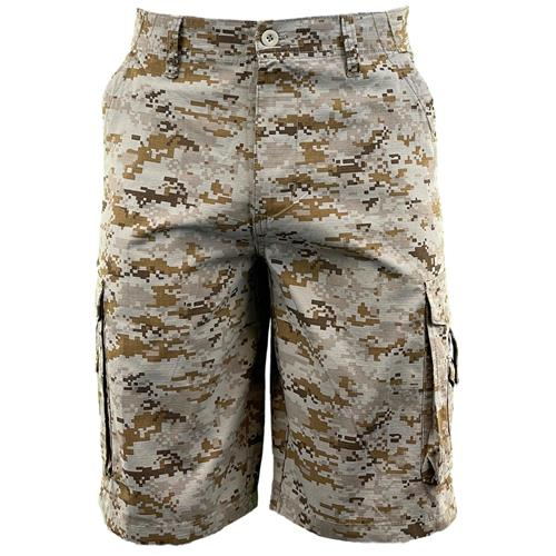 Mens Ripstop Camouflage Cargo Shorts