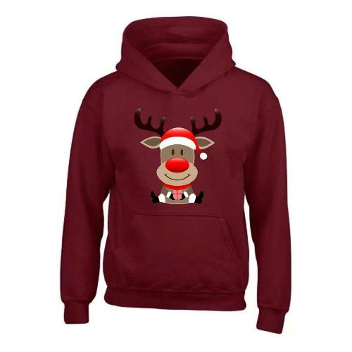 Kids XMS2 "Sitting Reindeer" CustomPX Hoodie