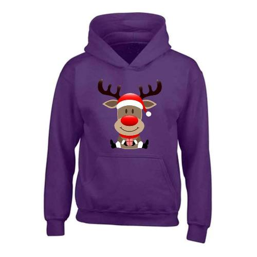 Kids XMS2 "Sitting Reindeer" CustomPX Hoodie