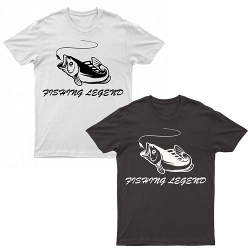 Adults Heavy Cotton "Fishing Legend" T-Shirt