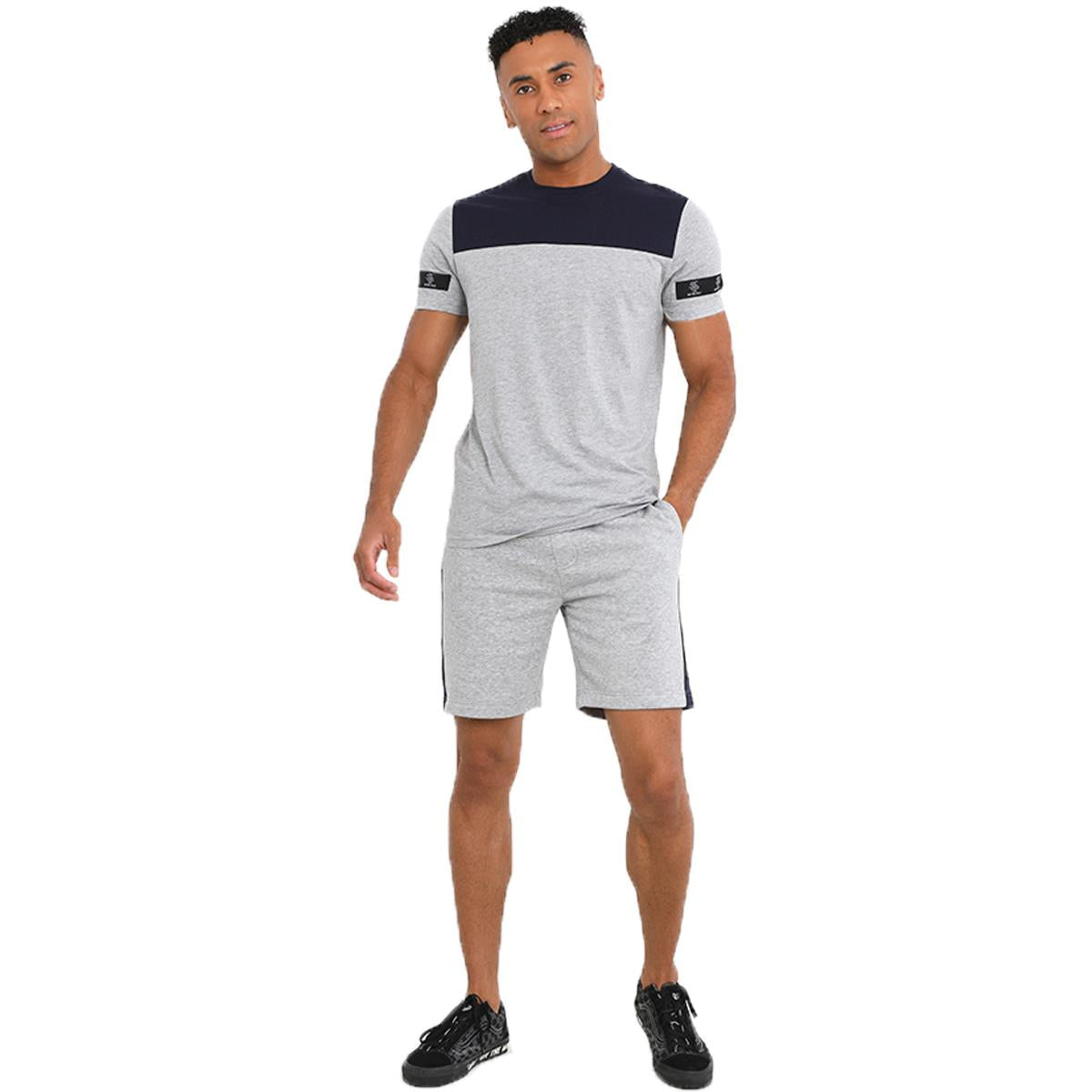 Men's Brave Soul Meadvale Top & Shorts Set