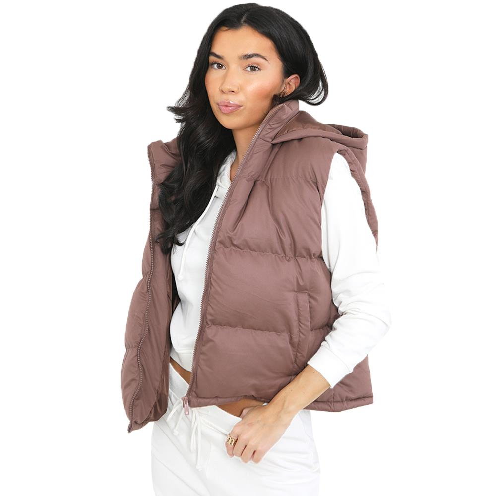 Ladies Brave Soul Mila Padded Gilet