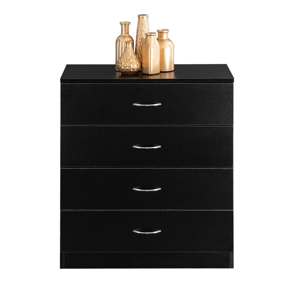 FCH Modern Simple 4-Drawer Dresser Black