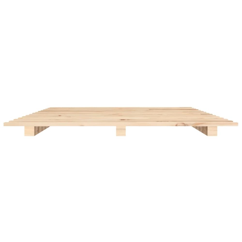 vidaXL Bed Frame 90x200 cm Solid Wood Pine