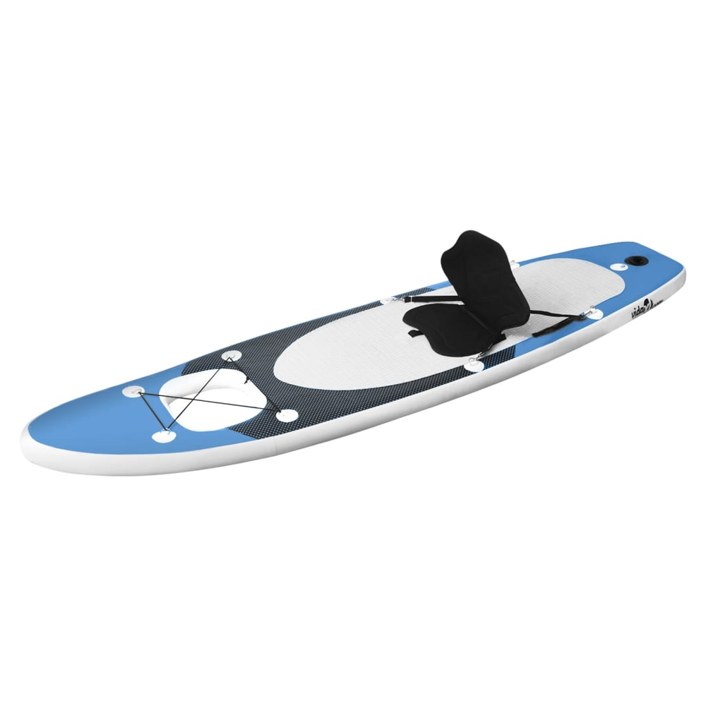 vidaXL Inflatable Stand Up Paddle Board Set Sea Blue 300x76x10 cm