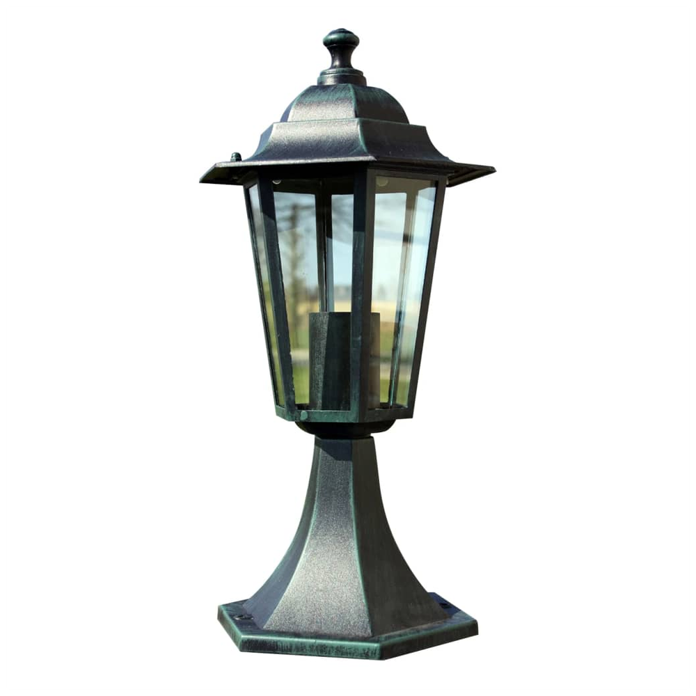 vidaXL Garden Light Dark Green/Black Aluminium