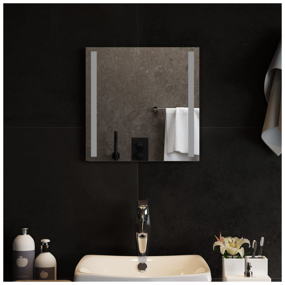 vidaXL LED Bathroom Mirror 40x40 cm