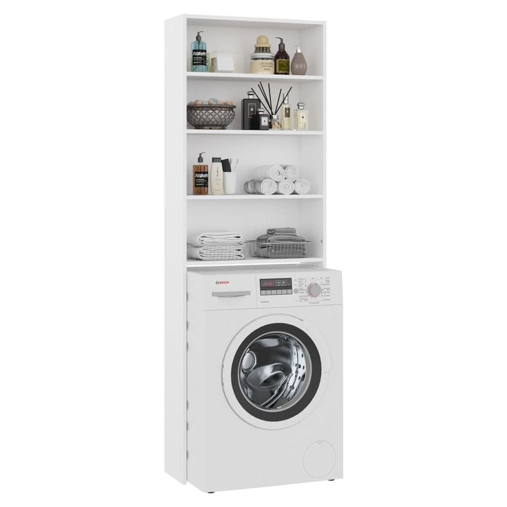 vidaXL Washing Machine Cabinet Grey Sonoma 64x24x190 cm