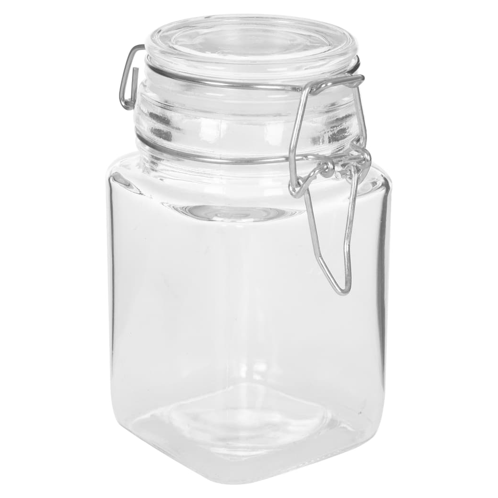 vidaXL Glass Jam Jars with Lock 12 pcs 260 ml