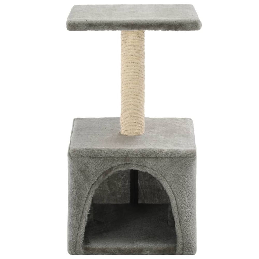 vidaXL Cat Tree with Sisal Scratching Post 55 cm Grey