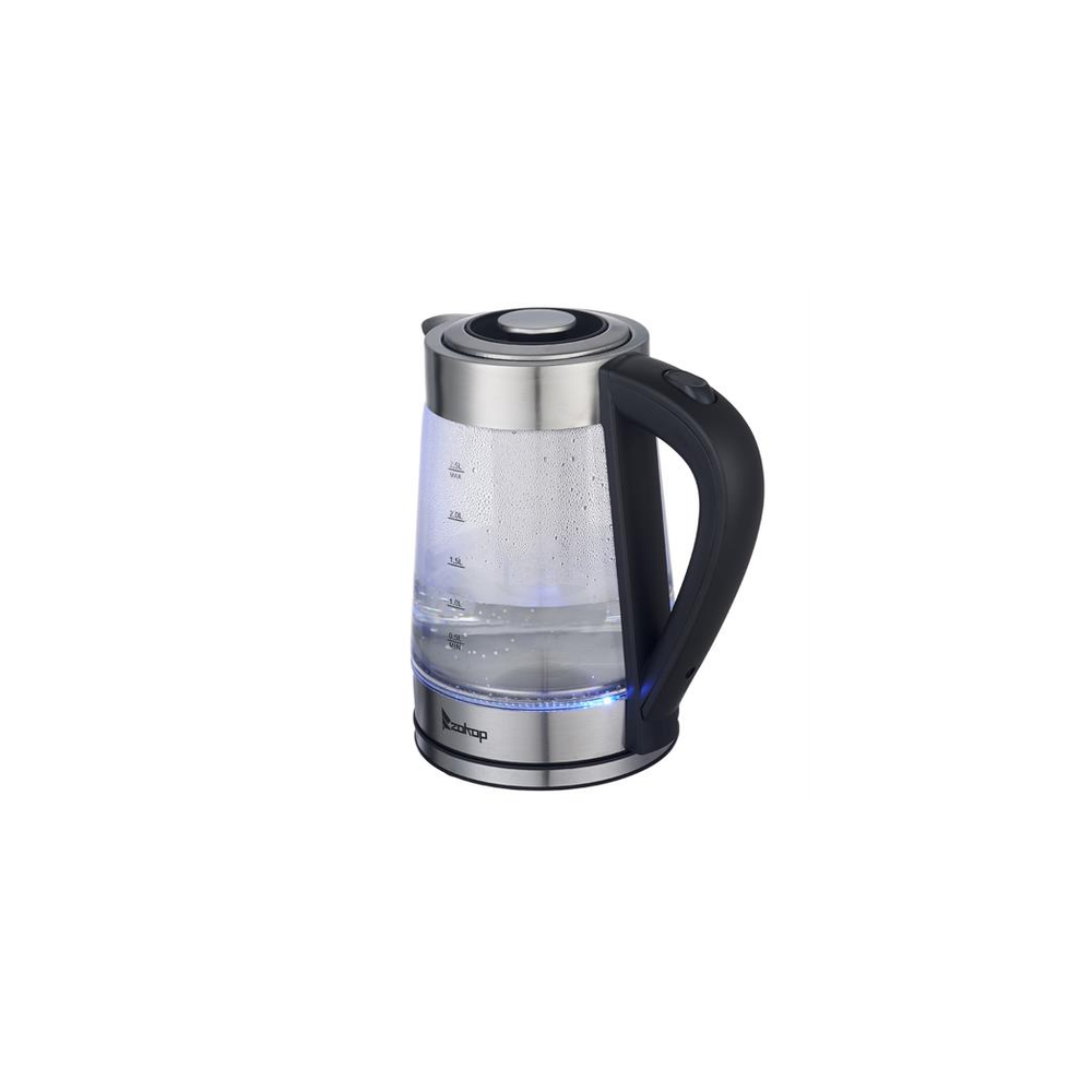 HD-250 110V 1500W 2.5L Electric Kettle with Blue Glass