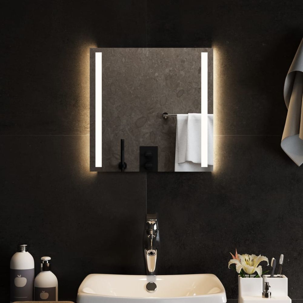 vidaXL LED Bathroom Mirror 40x40 cm