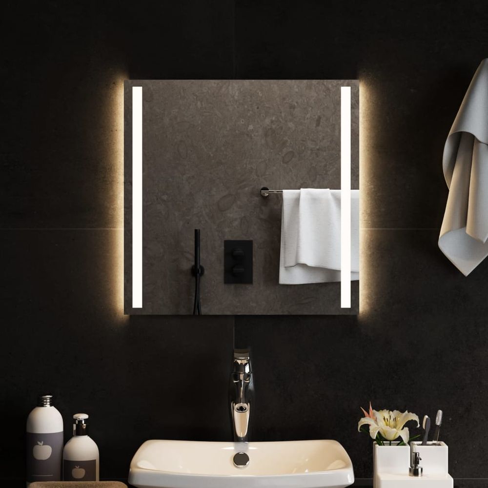 vidaXL LED Bathroom Mirror 40x40 cm