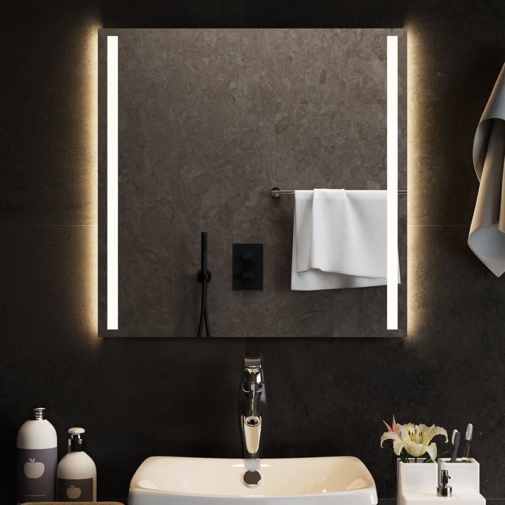 vidaXL LED Bathroom Mirror 40x40 cm