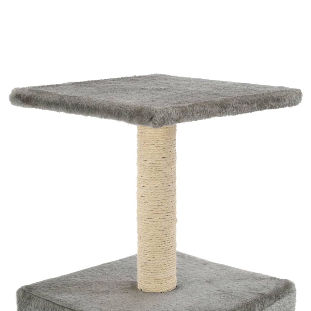 vidaXL Cat Tree with Sisal Scratching Post 55 cm Grey