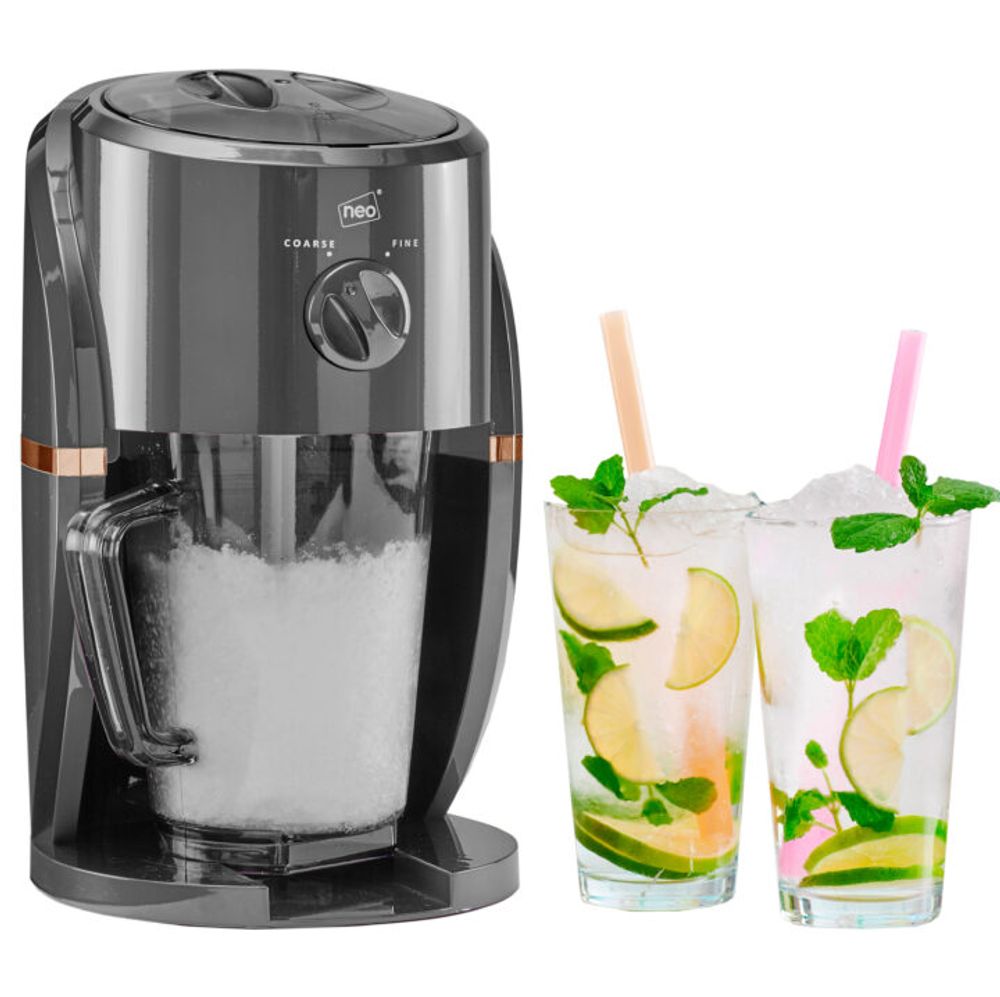 Neo Grey and Copper Ice Crusher Slush Machine