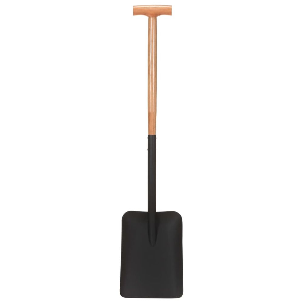 Garden Shovel T Grip Steel and Hardwood