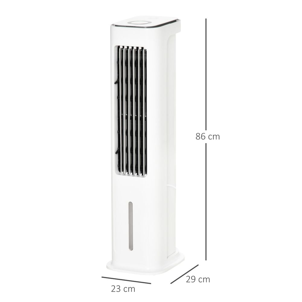 Evaporative Air Cooler with Timer, Oscillating, Ice Cooling Tower Fan