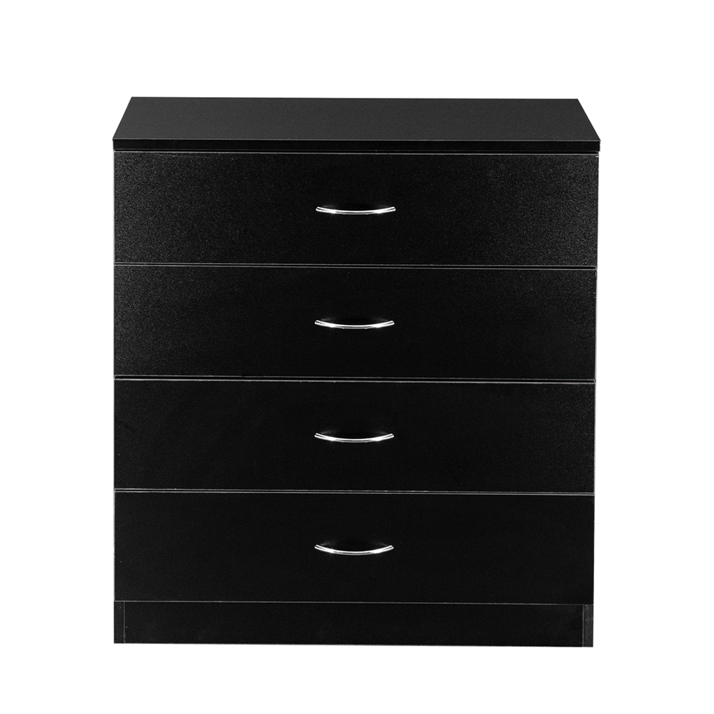 FCH Modern Simple 4-Drawer Dresser Black