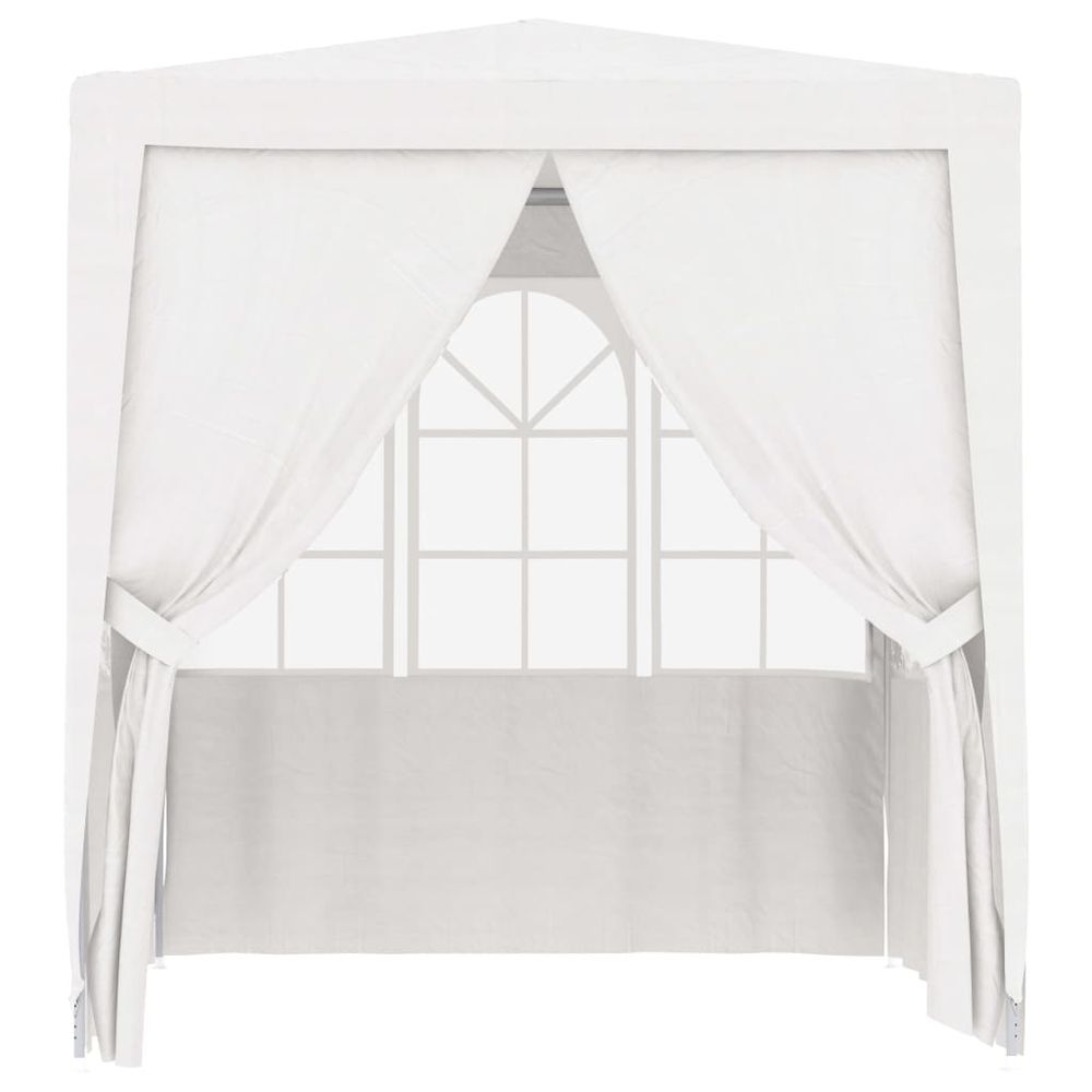 vidaXL Professional Party Tent with Side Walls 2x2 m White 90 g/m²