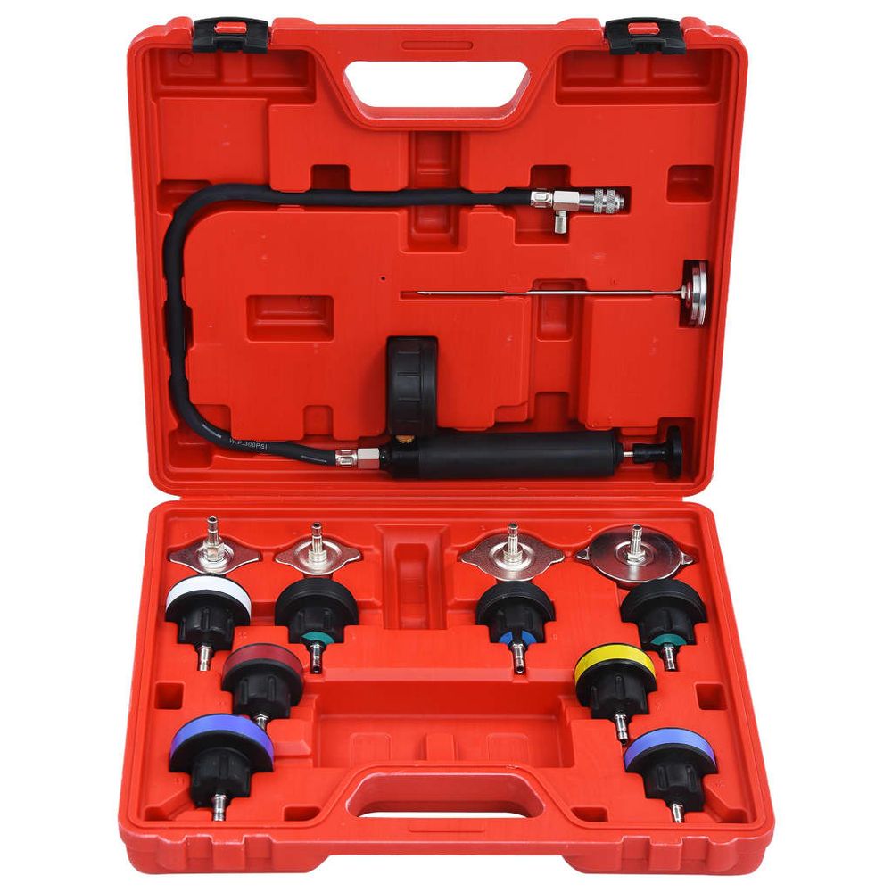 14 Piece Cooling System & Radiator Cap Pressure Tester