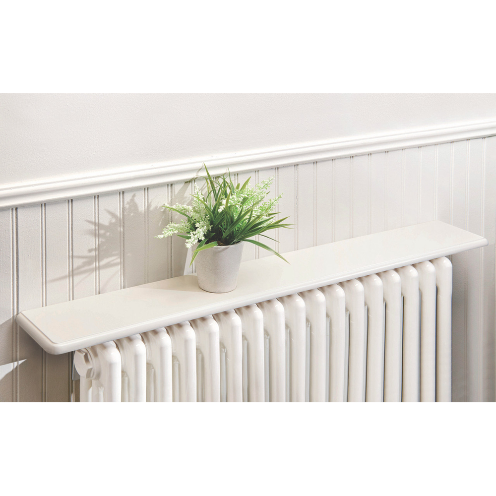 Radiator Shelf 115.5cm - White satin finish