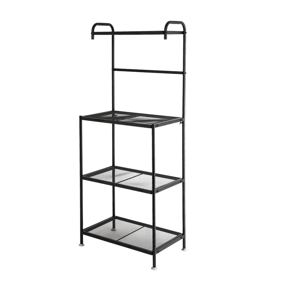 4-Tier Wire Mesh Laminate Kitchen Shelf