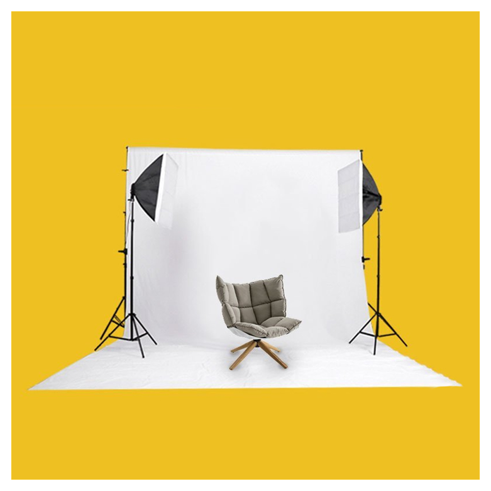 45W White Umbrellas Silver Black Umbrellas Soft Light Box Background Stand Light Stands Four