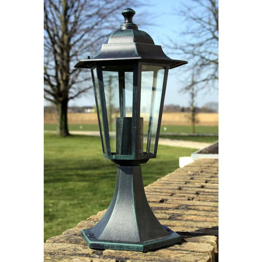 vidaXL Garden Light Dark Green/Black Aluminium