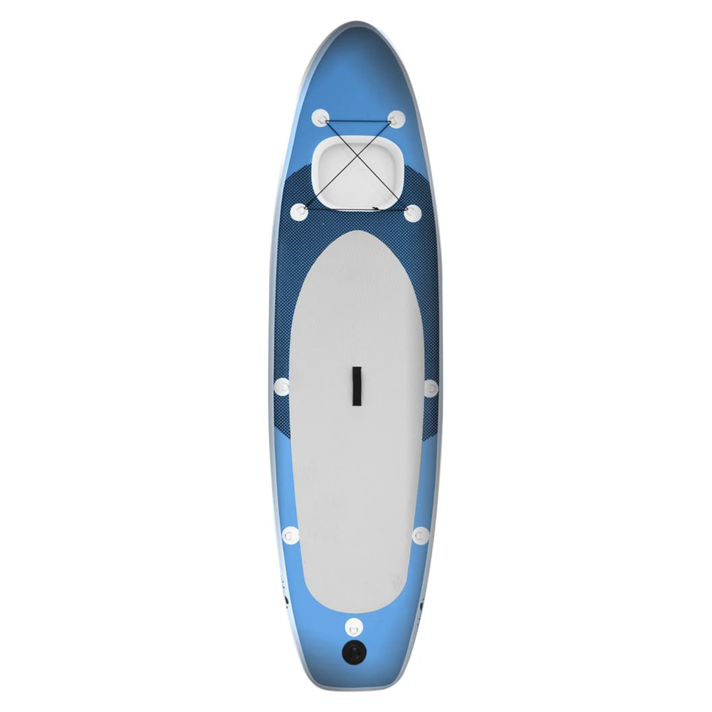 vidaXL Inflatable Stand Up Paddle Board Set Sea Blue 300x76x10 cm