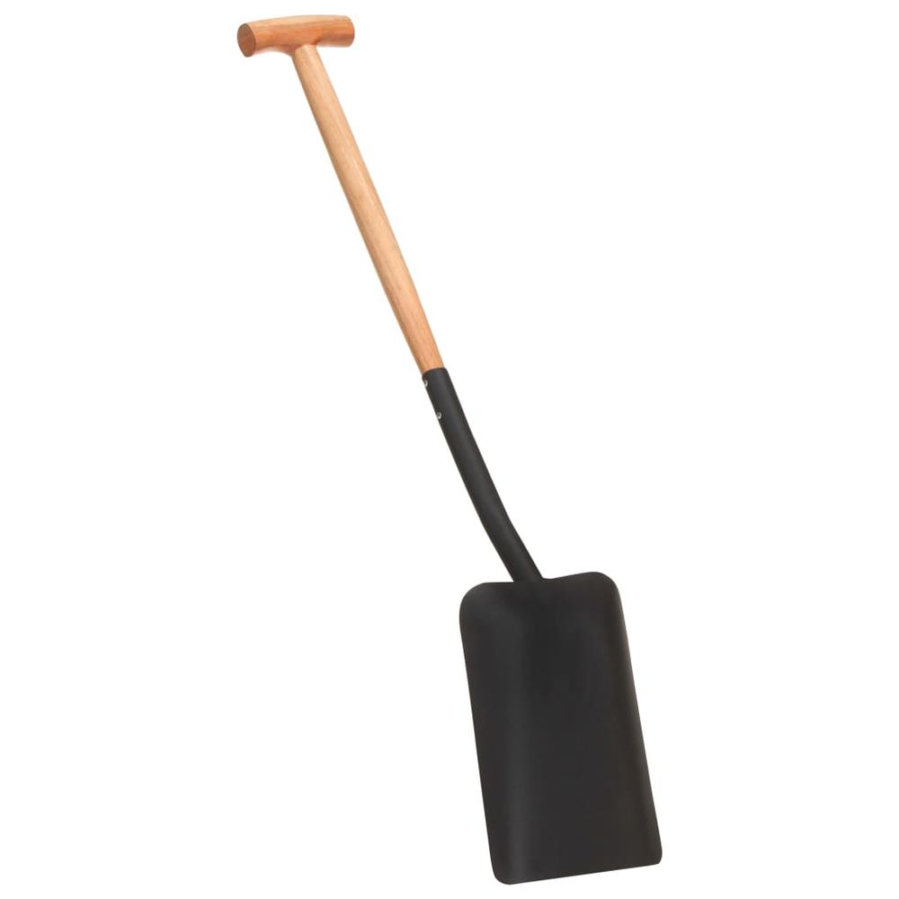 Garden Shovel T Grip Steel and Hardwood