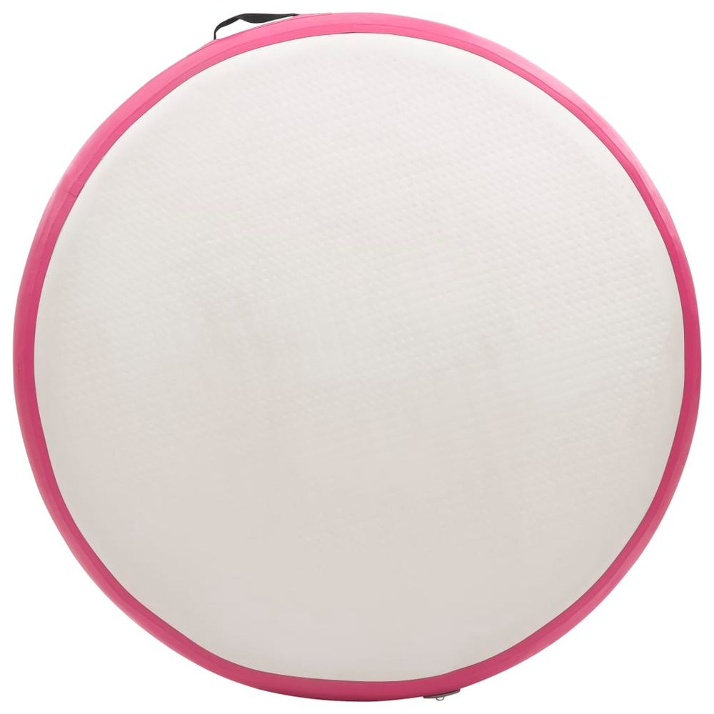 vidaXL Inflatable Gymnastic Mat with Pump 100x100x10 cm PVC Pink