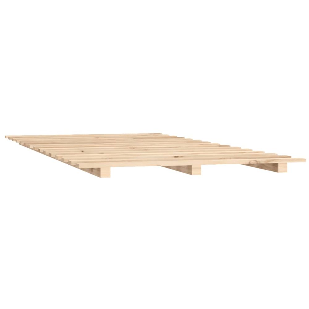 vidaXL Bed Frame 90x200 cm Solid Wood Pine