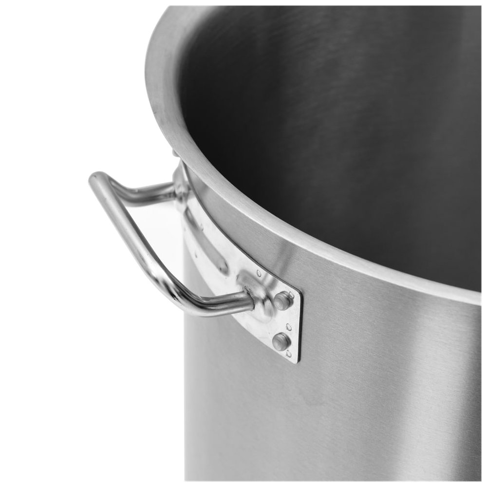 vidaXL Stock Pot 26 L 32x32 cm Stainless Steel