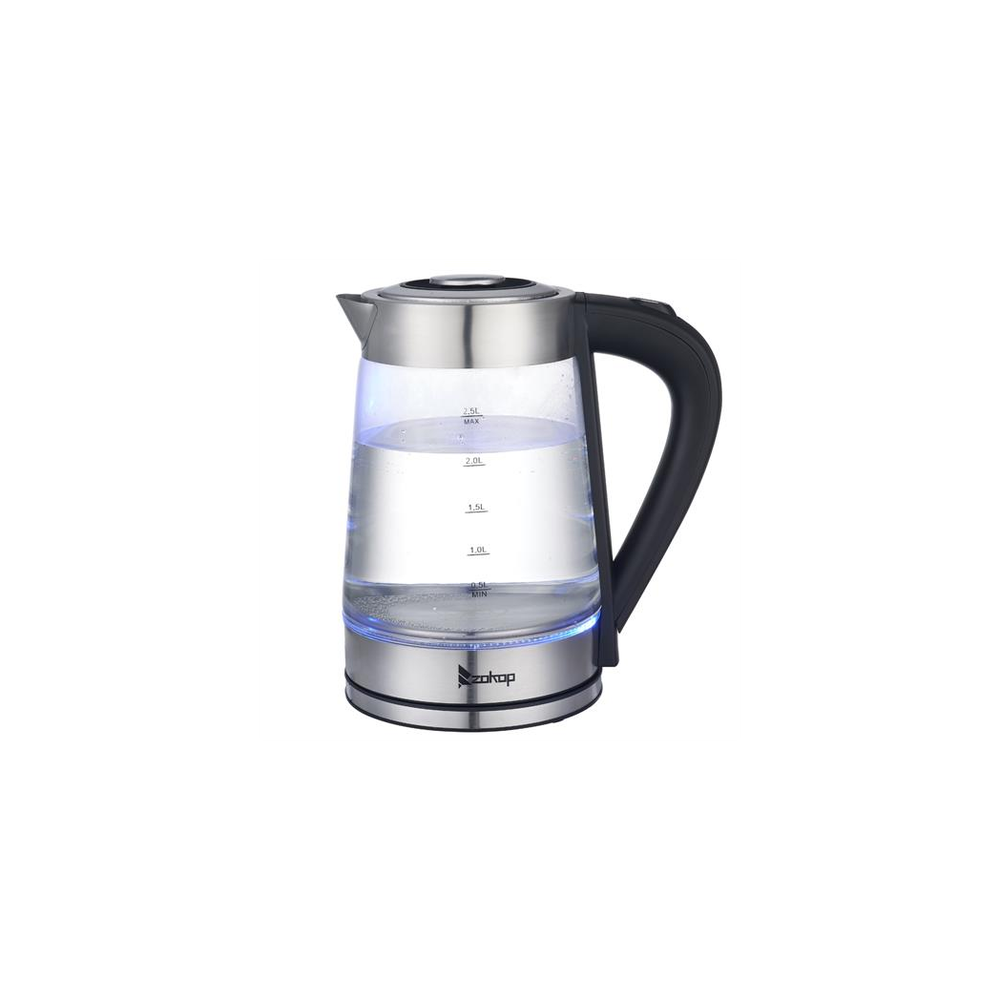 HD-250 110V 1500W 2.5L Electric Kettle with Blue Glass