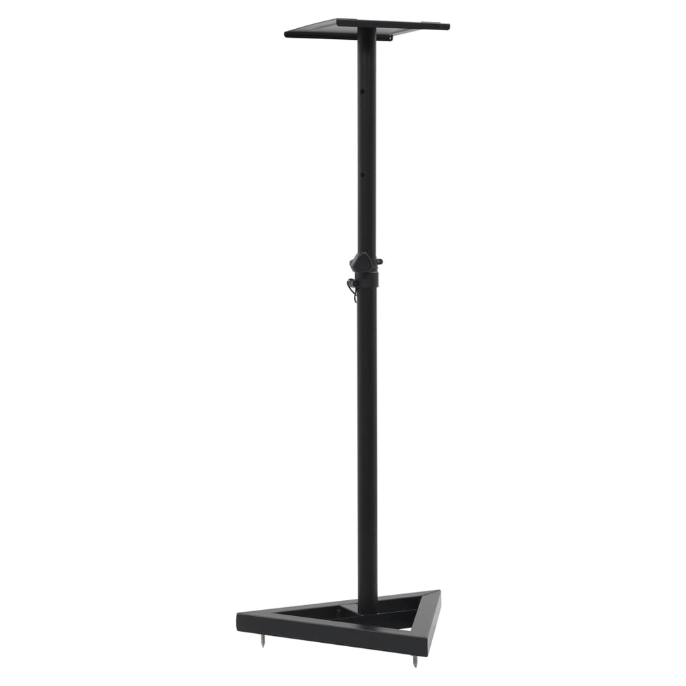 Studio Monitor Speaker Stands 2 pcs Black Steel