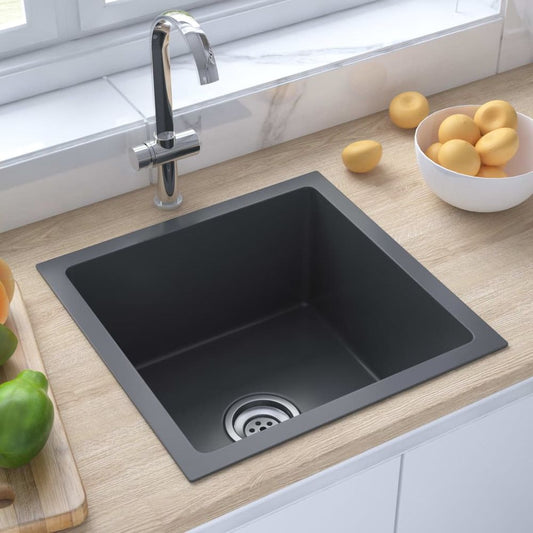 vidaXL Handmade Kitchen Sink Stainless Steel