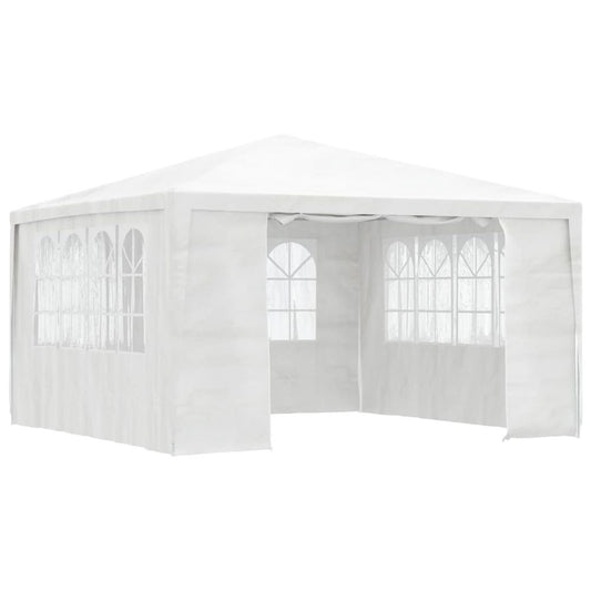 vidaXL Professional Party Tent with Side Walls 2x2 m White 90 g/m²