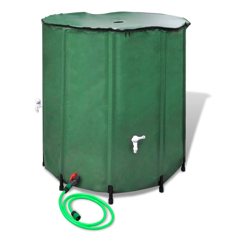 vidaXL Collapsible Rain Water Tank with Spigot 1000 L