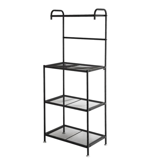 4-Tier Wire Mesh Laminate Kitchen Shelf