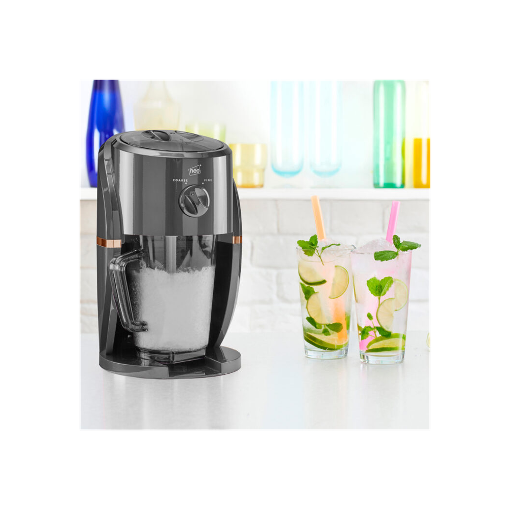 Neo Grey and Copper Ice Crusher Slush Machine