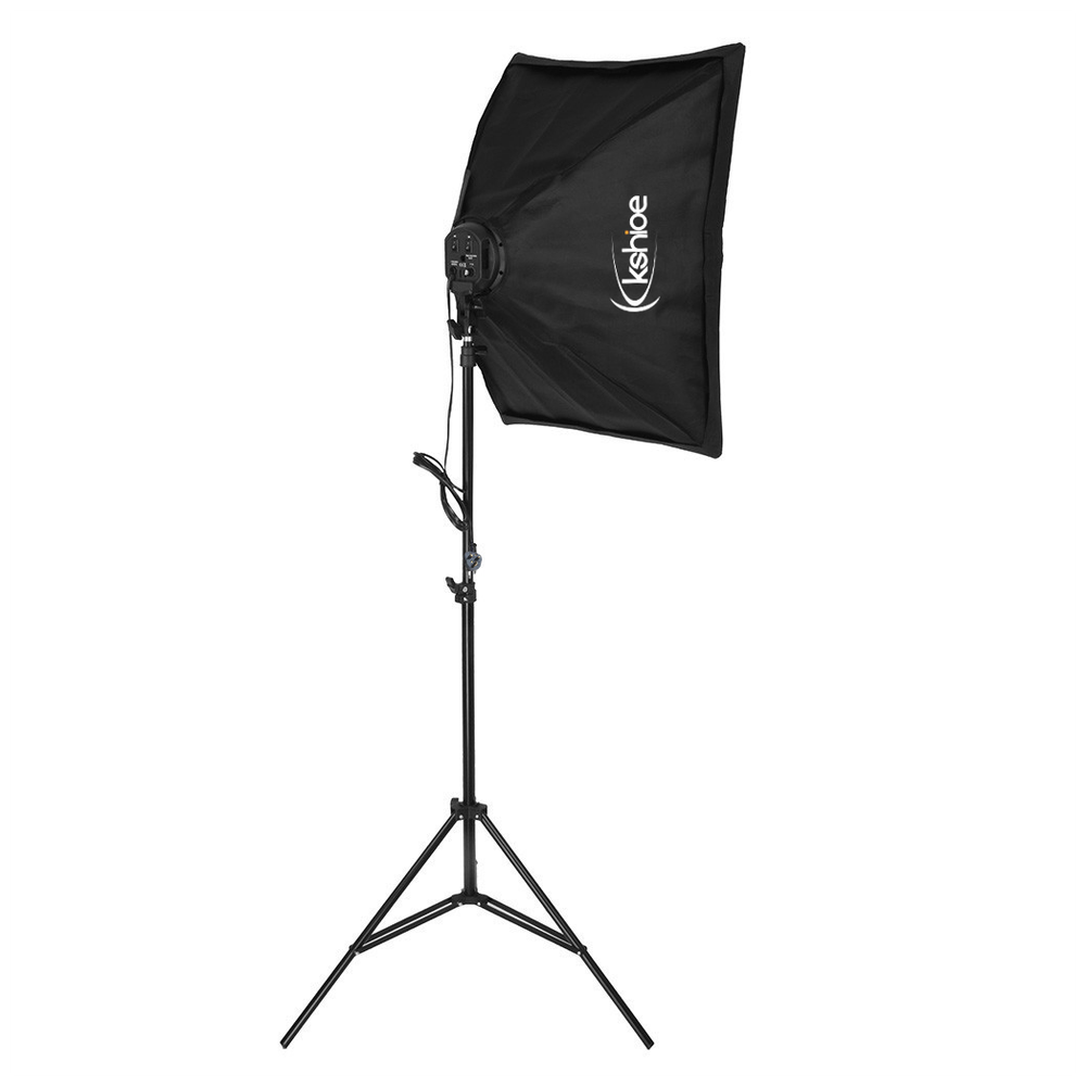 45W White Umbrellas Silver Black Umbrellas Soft Light Box Background Stand Light Stands Four