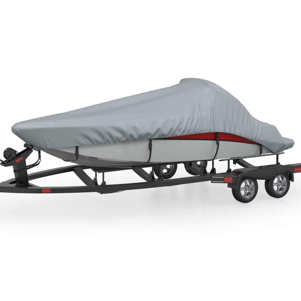 vidaXL Boat Cover Grey 410x190 cm