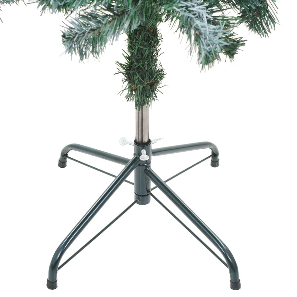 vidaXL Frosted Pre-lit Christmas Tree with Ball Set&Pinecones 150 cm