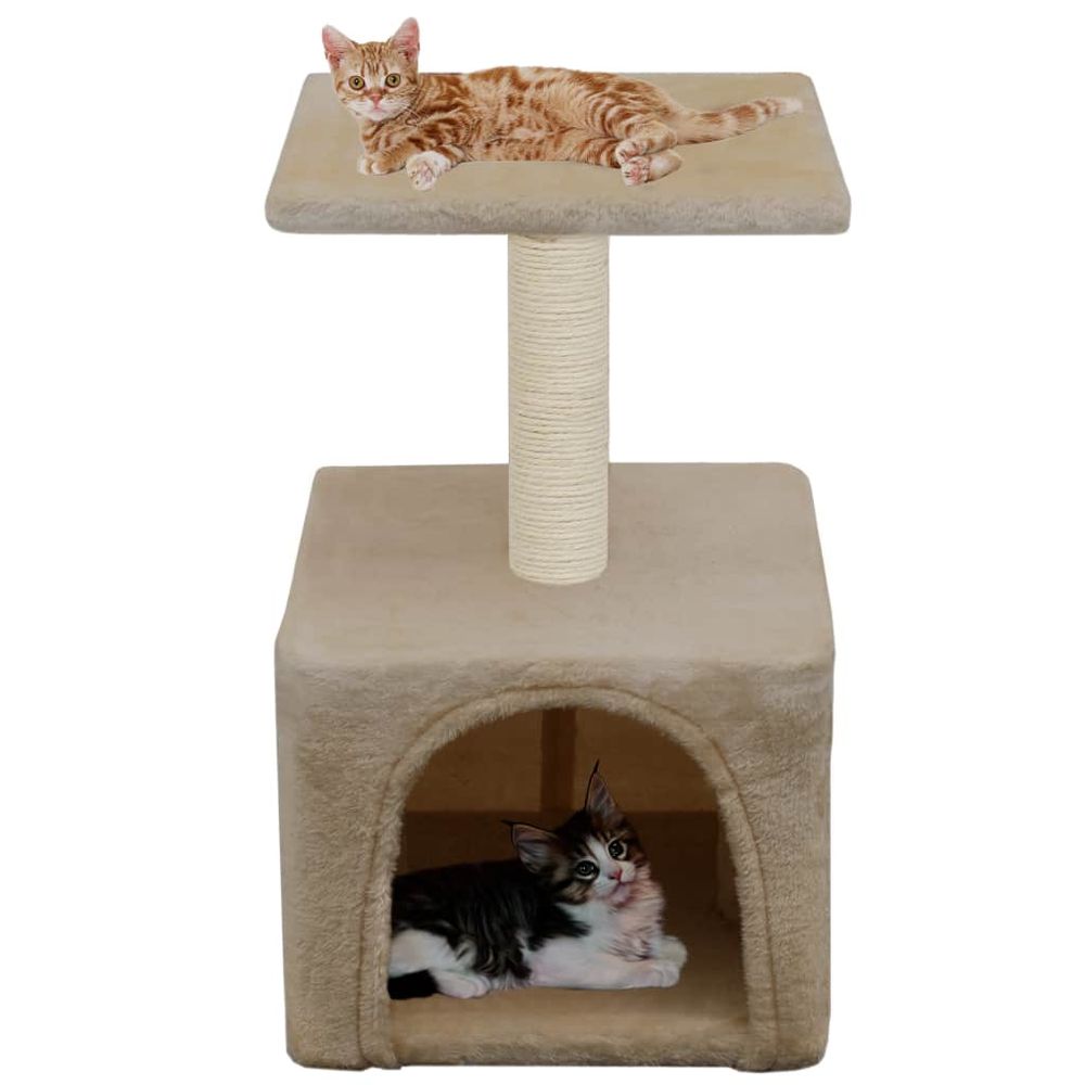 vidaXL Cat Tree with Sisal Scratching Post 55 cm Grey